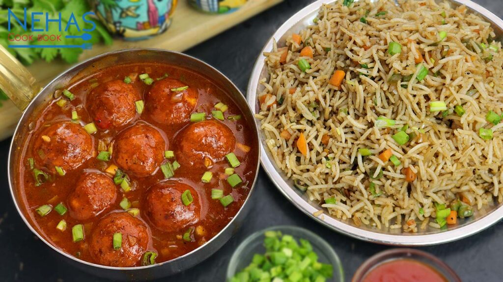 Fried Rice And Manchurian Combo