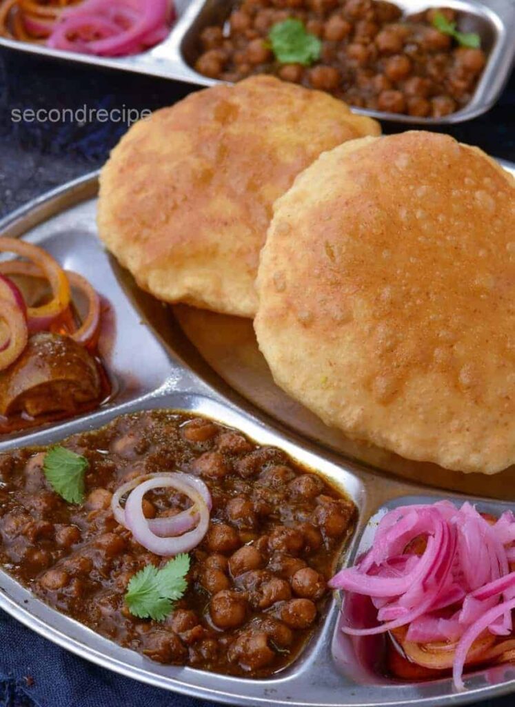 Popular Indian Chole Bhature